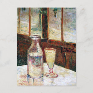 Cartão Postal Ainda é vida com Absinthe Van Gogh de Belas Artes