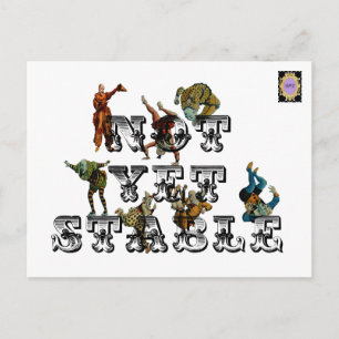 Cartão Postal Ainda não estável