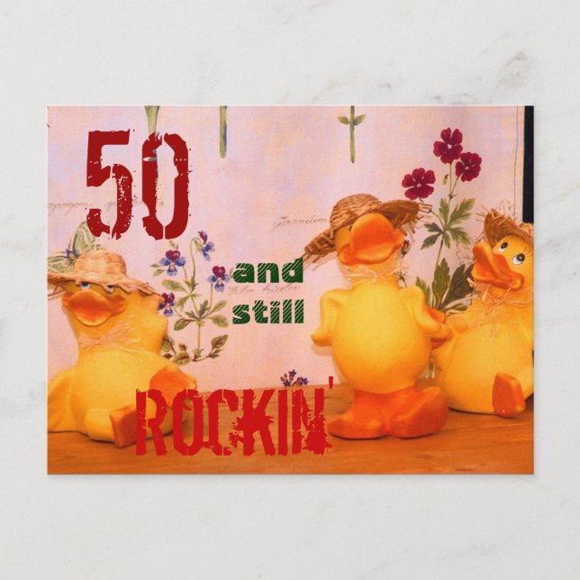 Cartão Postal Ainda Rockin ' (Frente)