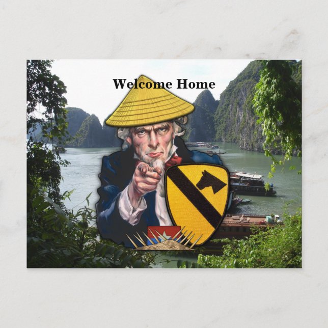 Cartão Postal Air cav 1rua de cavalaria (Frente)