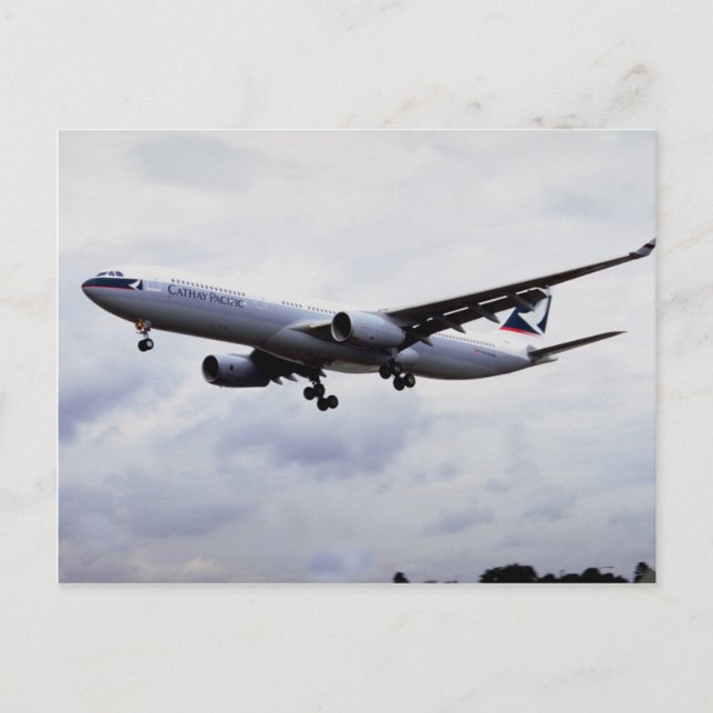 Cartão Postal Airbus A330 (Frente)