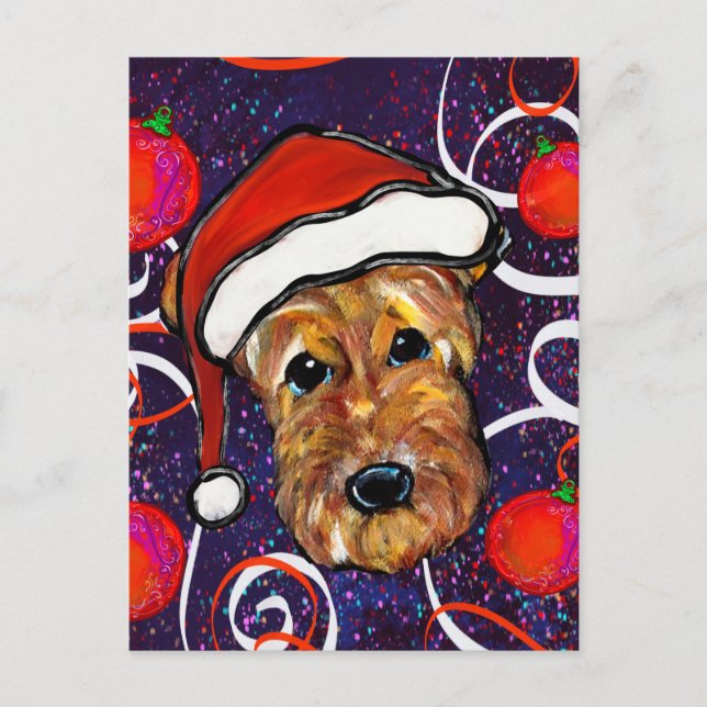 CARTÃO POSTAL AIREDALE TERRIER (Frente)