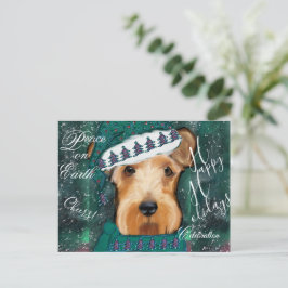 Cartão Postal Airedale Terrier