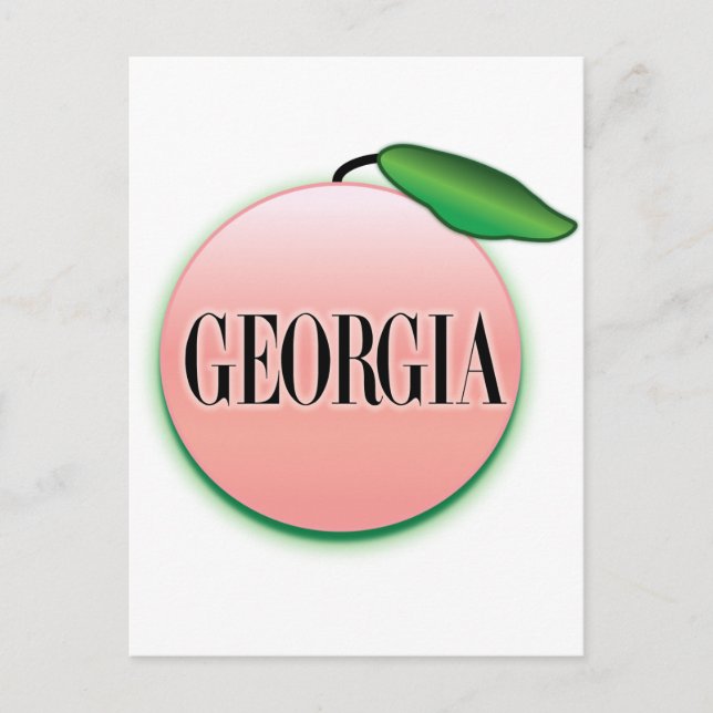 Cartão Postal Airpush Georgia Peach (Frente)