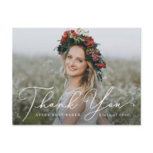 Airy Elegance EDITABLE COLOR Graduação Obrigado