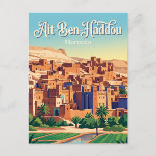 Cartão Postal Ait-Ben-Haddou Marrocos