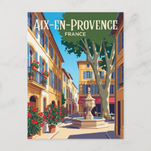 Cartão Postal Aix-en-Provence França