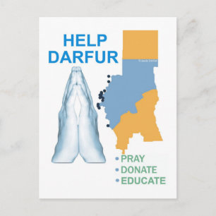 Cartão Postal Ajuda ao Darfur