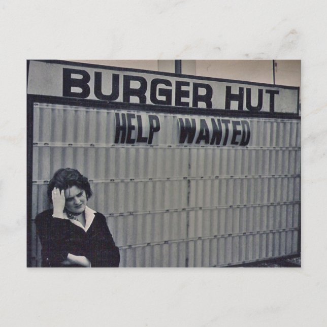 Cartão Postal Ajuda desejada (Frente)