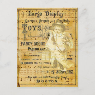 Cartão Postal Ajudante do Papai Noel