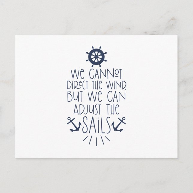 Cartão Postal Ajustar As Velas (Frente)