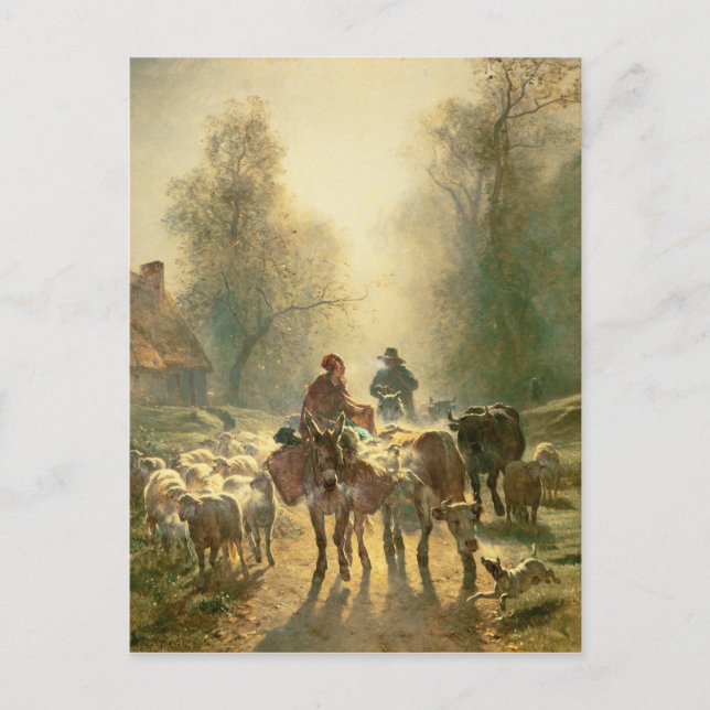 Cartão Postal Ajuste fora para o mercado (Frente)