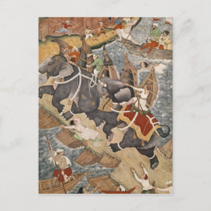 Cartão Postal Akbar Domina o Elefante Selvagem, Hawa'i