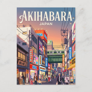 Cartão Postal Akihabara Tóquio Japão