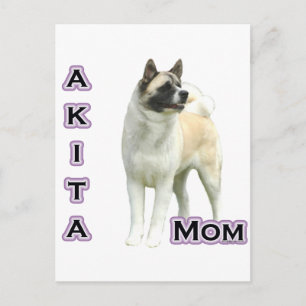 Cartão Postal Akita Mãe 4