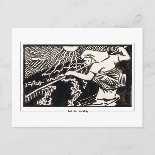 Cartão Postal Akseli Gallen-Kallela #227 - Cartão-postal de arte (Frente)