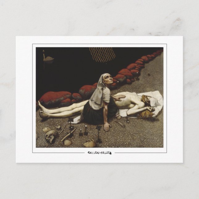 Cartão Postal Akseli Gallen-Kallela #351 - Cartão-postal de arte (Frente)
