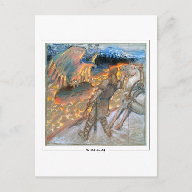 Cartão Postal Akseli Gallen-Kallela #355 - Cartão-postal de arte (Frente)