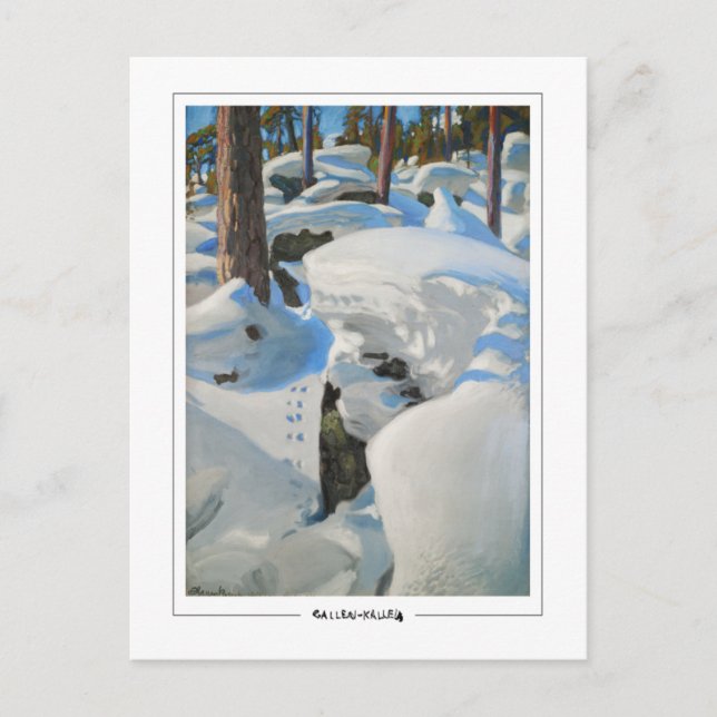 Cartão Postal Akseli Gallen-Kallela #385 - Cartão-postal de arte (Frente)