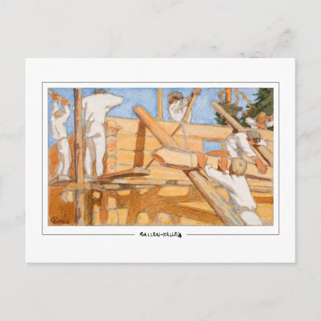 Cartão Postal Akseli Gallen-Kallela #417 - Cartão-postal de arte (Frente)