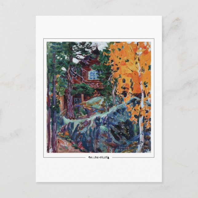 Cartão Postal Akseli Gallen-Kallela #6 - Cartão-postal de arte (Frente)