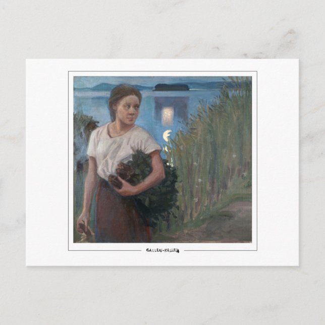 Cartão Postal Akseli Gallen-Kallela #8 - Cartão-postal de arte (Frente)