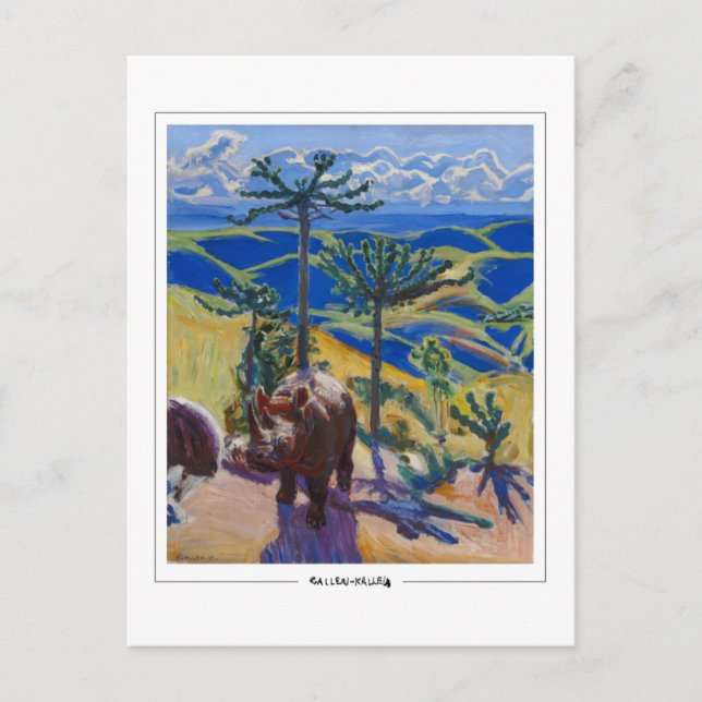 Cartão Postal Akseli Gallen-Kallela #9 - Cartão-postal de arte (Frente)
