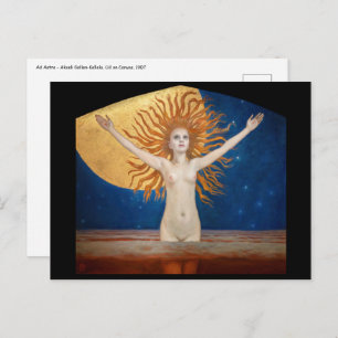 Cartão Postal Akseli Gallen-Kallela - Ad Astra