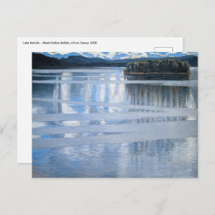 Cartão Postal Akseli Gallen-Kallela - Lago Keitele