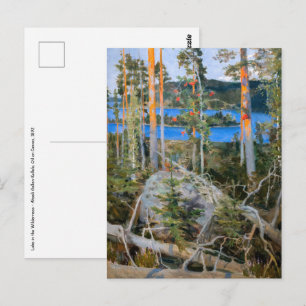 Cartão Postal Akseli Gallen-Kallela - Lago no Deserto