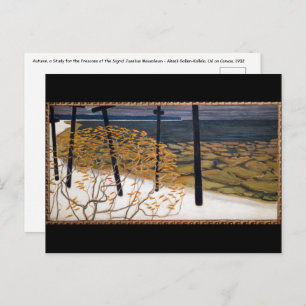 Cartão Postal Akseli Gallen-Kallela - outono