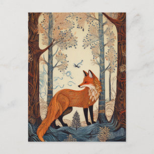 Cartão Postal Al Forest Fox