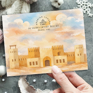 Cartão Postal Al Sahra Desert Resort, Dubai Marco Famoso