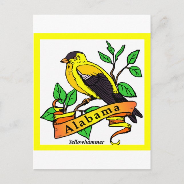 Cartão Postal alabama (Frente)