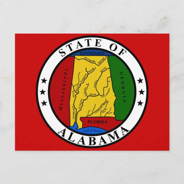 CARTÃO POSTAL ALABAMA (Frente)