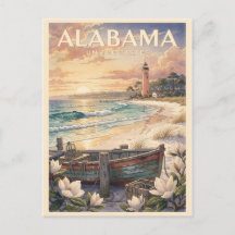 Alabama EUA Viagem Vintage