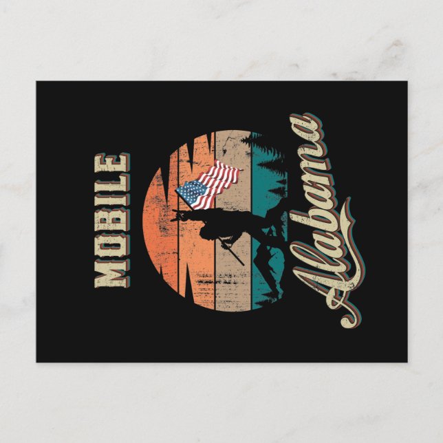 Cartão Postal Alabama Móvel (Frente)