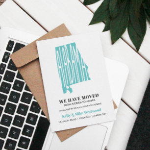 Cartão Postal ALABAMA Mudamos o novo endereço New Home Postcar