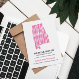 Cartão Postal ALABAMA Mudamos o novo endereço Novo lar