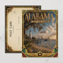 Alabama Vintage Art Deco Era de Ouro