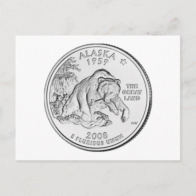 Cartão Postal Alasca (Frente)