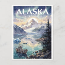 Alasca EUA Viagem Vintage