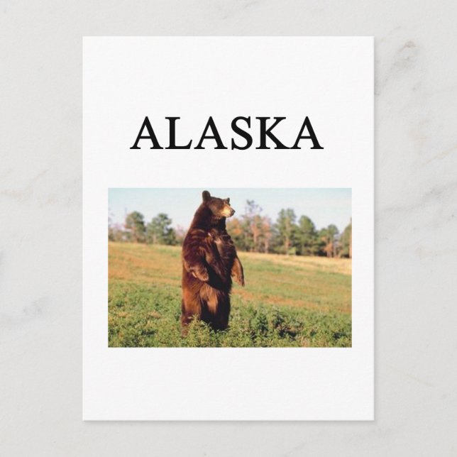 Cartão Postal alaska (Frente)