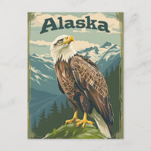 Cartão Postal Alaska Bald Eagle