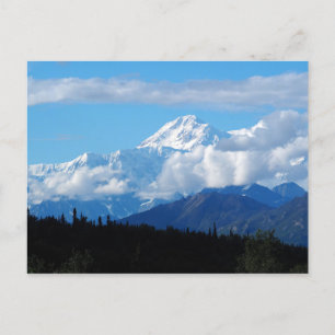 Cartão Postal Alaska Denali — Foto da Paisagem da Montanha