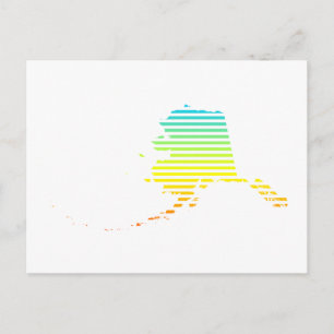 Cartão Postal alaska fade