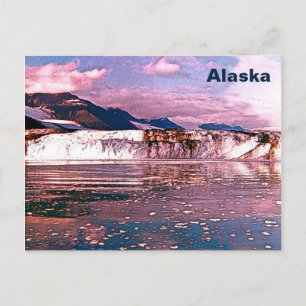 Cartão Postal Alaska Glacier