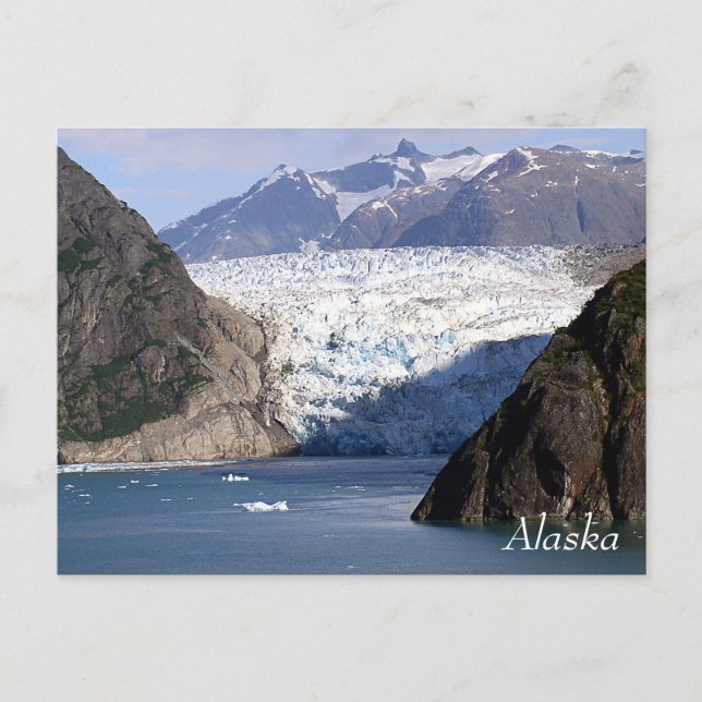 Cartão Postal Alaska Glacier do cruzeiro (Frente)