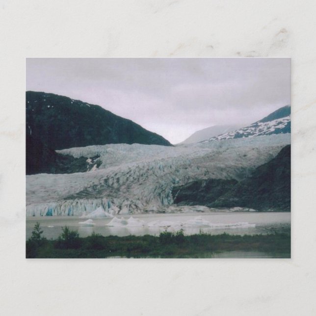 Cartão Postal Alaskan Glacier (Frente)