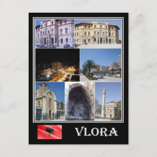 Cartão Postal Albânia - Vlora - Mosaico -